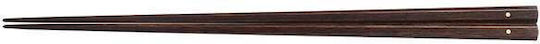 Essstäbchen Handgefertigt Holz Lack Braun Design 24 cm 2 Stk Klassisch