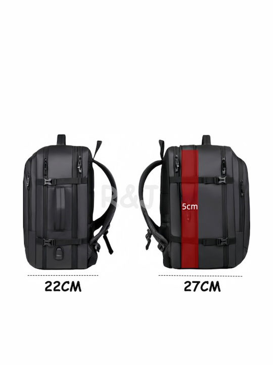 R&J Backpack Αδιάβροχο 40lt Μαύρο R&J Backpack Αδιάβροχο 40lt Μαύρο