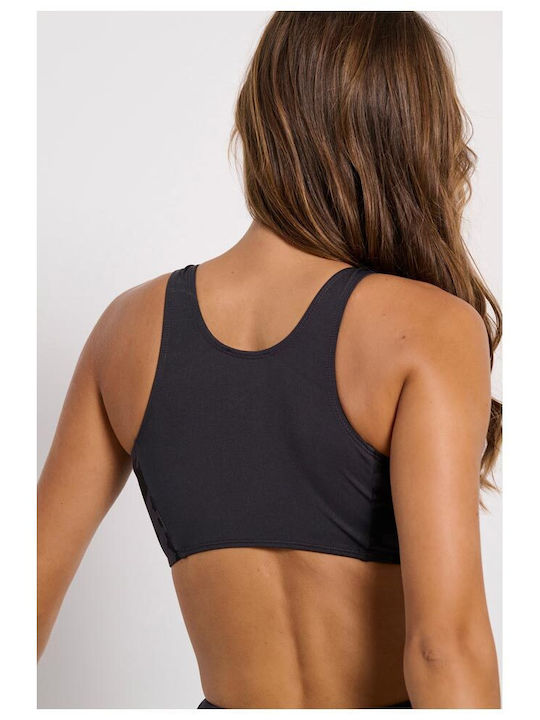 BodyTalk Women's Sports Bra without Padding Coal