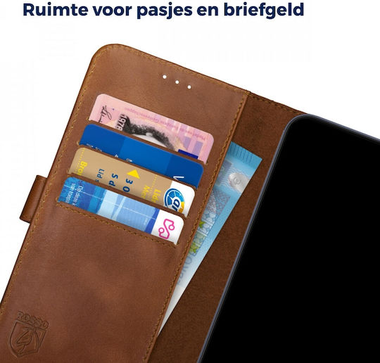 Rosso Deluxe Brieftasche Leder Braun (Google Pixel 9 Pro XL)