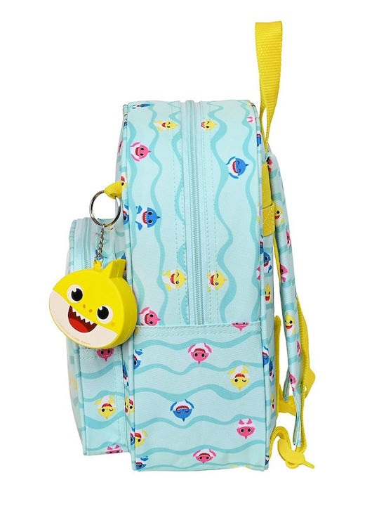 Safta 612160232 Baby Shark Children's Kindergarten Backpack Fabric Light Blue