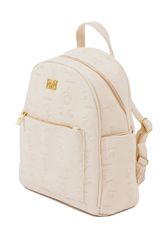 19V69 Women's Bag Backpack Beige