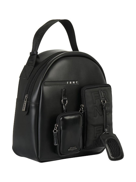 FRNC Damen Tasche Rucksack Schwarz