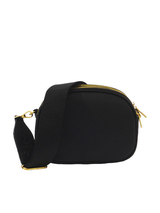 Women's Bag Crossbody Shoulder Made of Artificial Leather Black