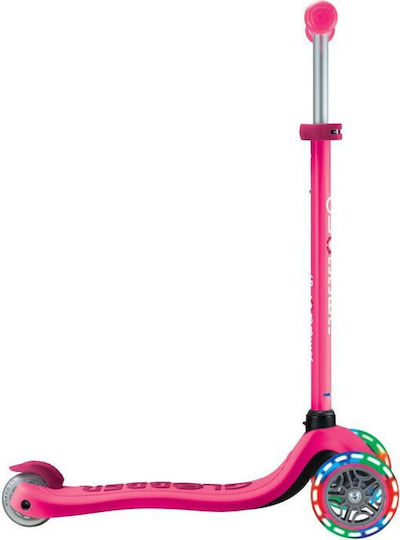 Globber Kids Scooter Go.Up Sporty Lights 3-Wheel with Seat for 15 Months Fuchsia