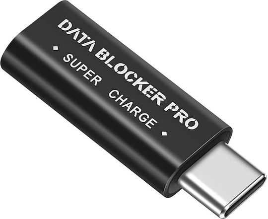 Avizar Usb-c Data Blocker Super Charge Black