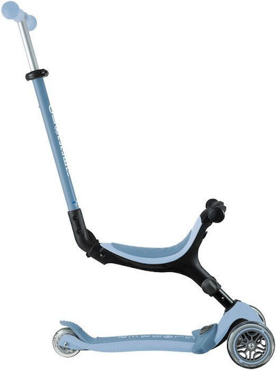 Globber Kids Foldable Scooter Go.Up Active Eco 3-Wheel with Seat for 15 Months Blueberry