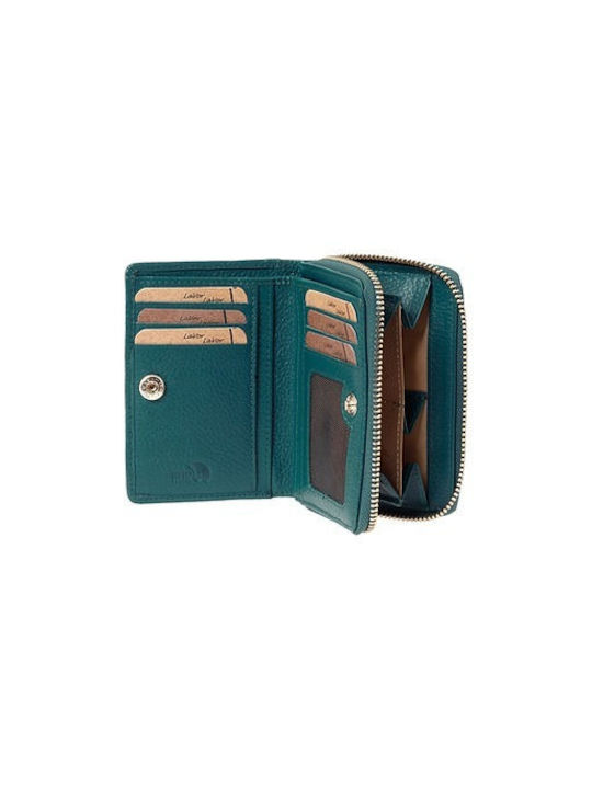 Lavor Leather Women's Wallet Petrol Blue