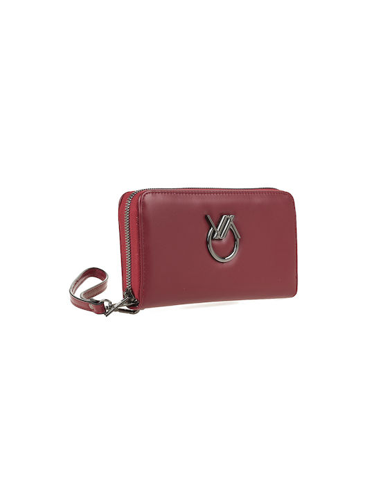 Verde Large Women's Wallet Burgundy