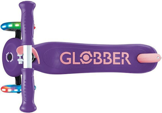 Globber Scuter Copii Pliabil Primo Plus 3 Roți Pentru 3+ Ani Violet