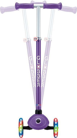 Globber Scuter Copii Pliabil Primo Plus 3 Roți Pentru 3+ Ani Violet