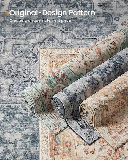 Songmics Vintage Αντιολισθητικό Χαλί Ορθογώνιο Καφέ 120x170cm