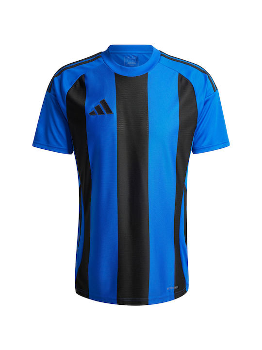 Adidas 24 Jersey Ανδρικό T-shirt Κοντομάνικο Blue And Navy Blue