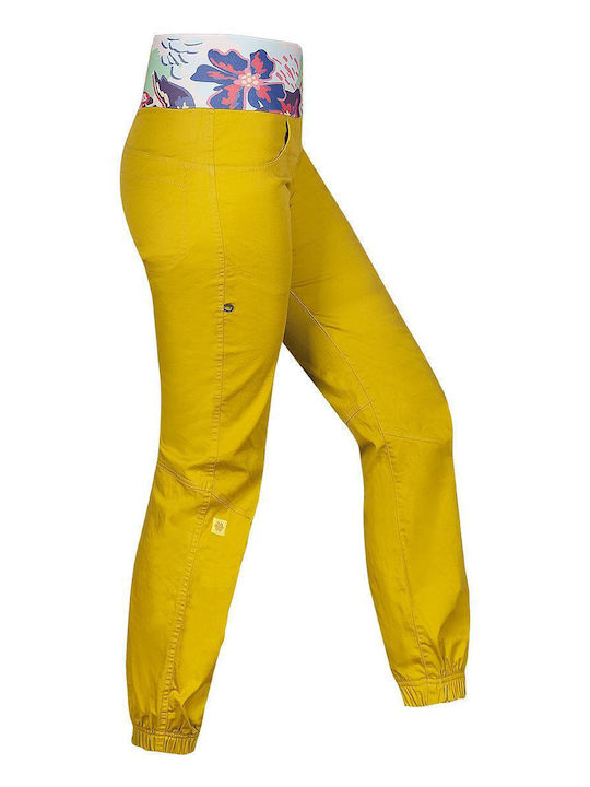 Ocun Women's Climbing Long Trousers Yellow