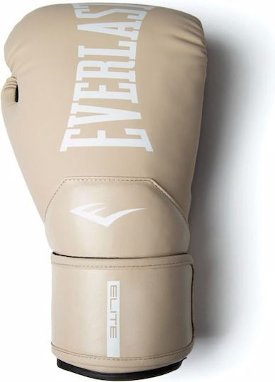 Everlast Elite 2 Γάντια Πυγμαχίας για Αγώνα Μπεζ