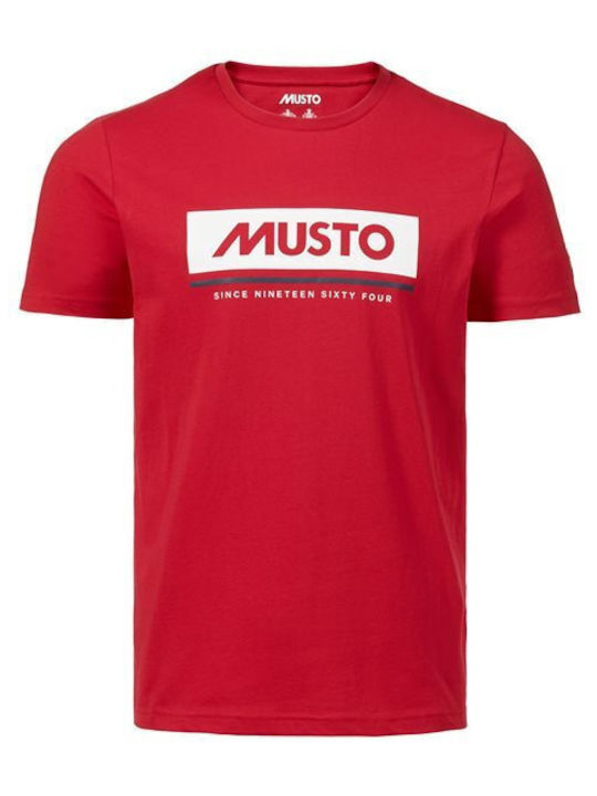 Musto Herren T-Shirt Kurzarm Weiß