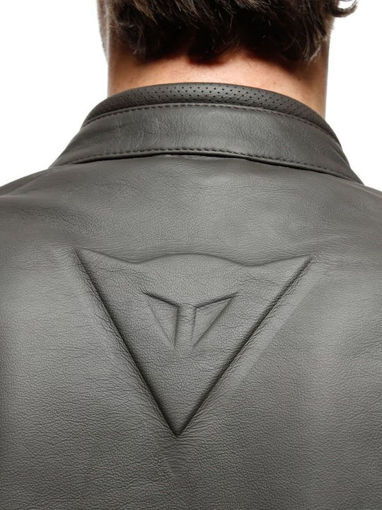 Dainese Istrice Bărbătesc Geacă de motocicletă De piele 4 Sezoane Maro