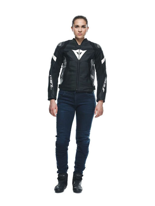 Dainese Avro 5 Дамско Мотоциклетно яке Кожено Черен