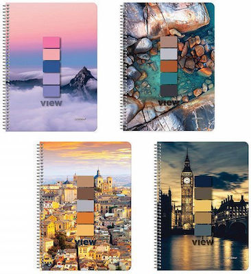 Logigraf Spiral Notebooks Ruled B5 3 Subjects View 6pcs