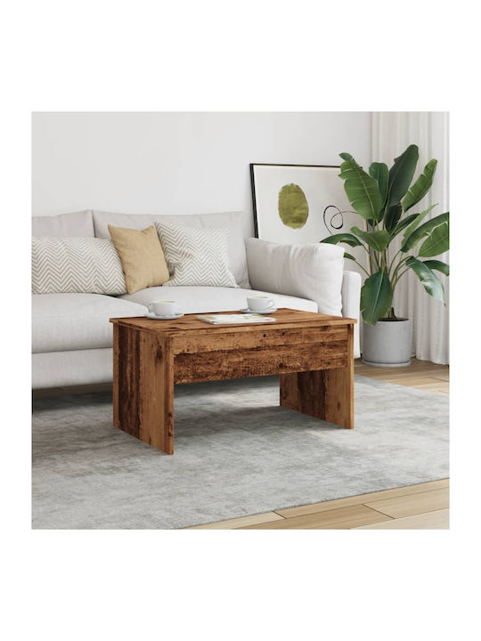 Rectangular Coffee Table with Waiter Coffee L80xW50.5xH41.5cm