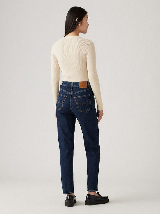 Levi's Women's Jean Trousers in Mom Fit Med Indigo