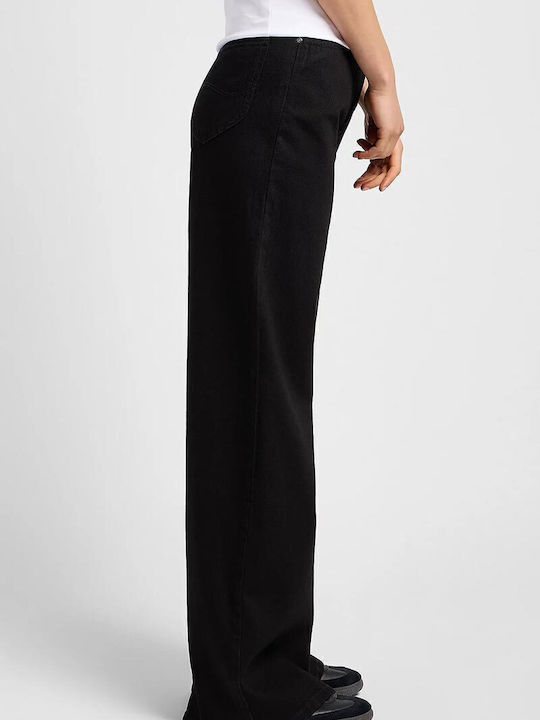 Stella Ψηλόμεσο Γυναικείο Jean Παντελόνι Clean Black