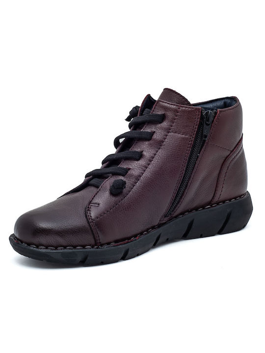 Air Anesis Women's Ankle Boots Burgundy