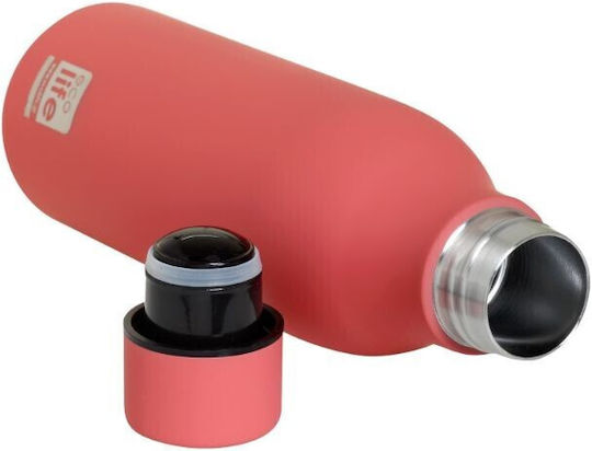 Ecolife Bottle Thermos Stainless Steel BPA Free 550ml Coral Reef Ecolife