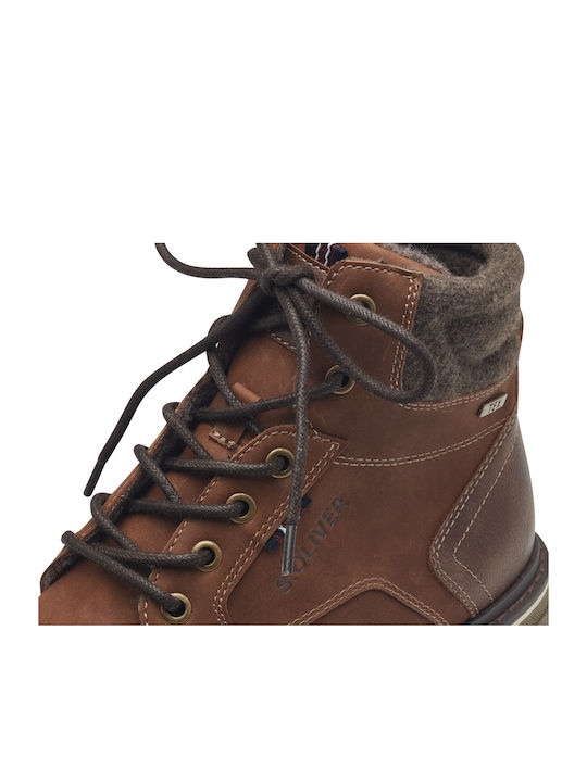 Leather Tabac Brown Men's Boots Anatomical