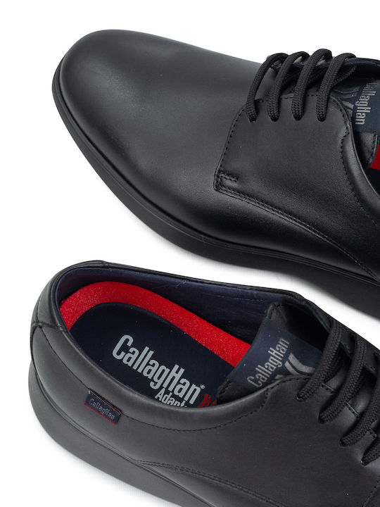 Leder Herren Freizeitschuhe Schwarz
