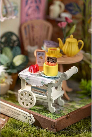 Rolife Bau- und Konstruktionsspielzeug Robotime Fancy Tea Yard