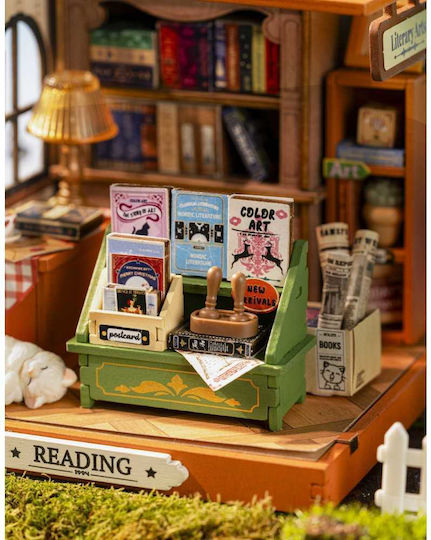 Rolife Παιχνίδι Κατασκευών Robotime The Muse Bookshop DIY Miniature House