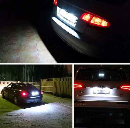 Audi 2x Led License Plate Lights Canbus 2x 250lm