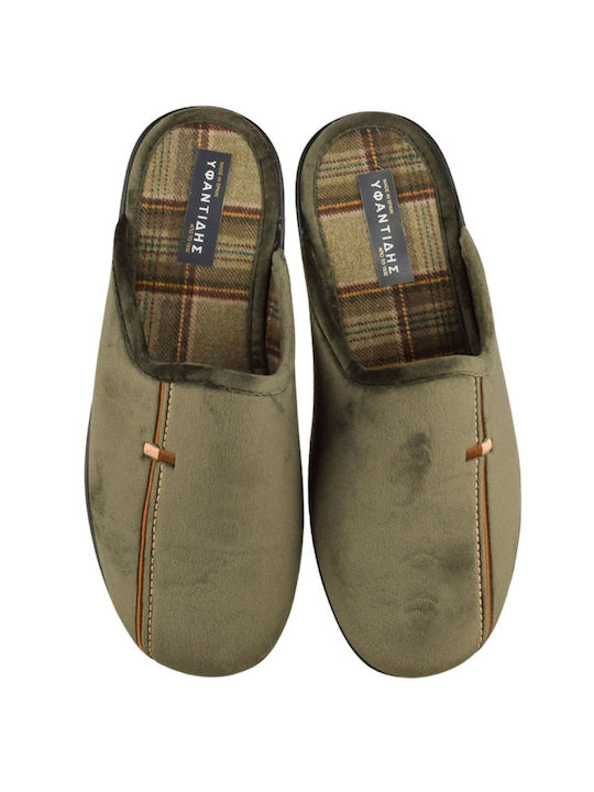 Yfantidis Men's Slipper Khaki