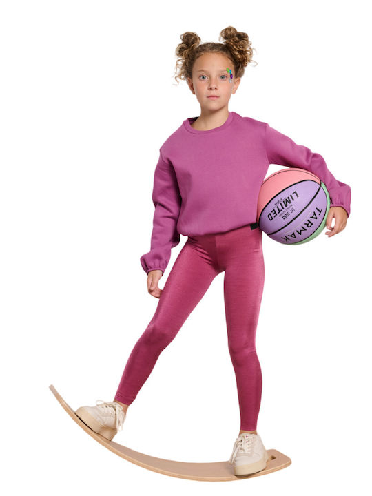 Kids' Shirt Long Sleeve Fuchsia Less Is More Minime