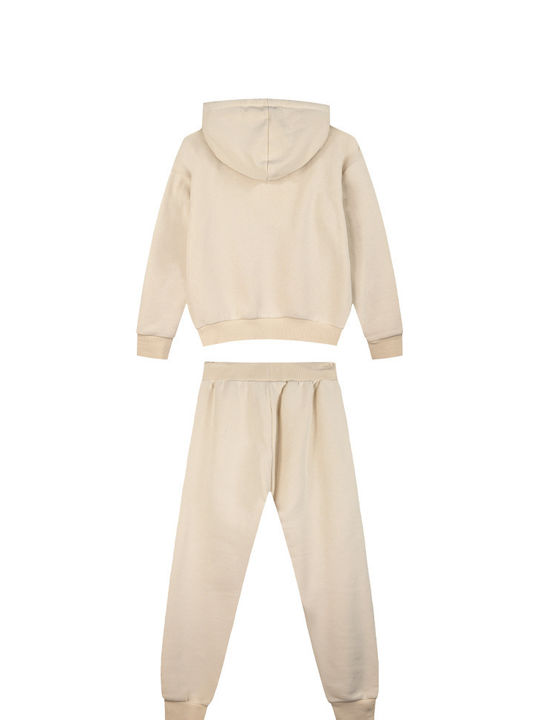 Energiers Kids Sweatpants Set Cream