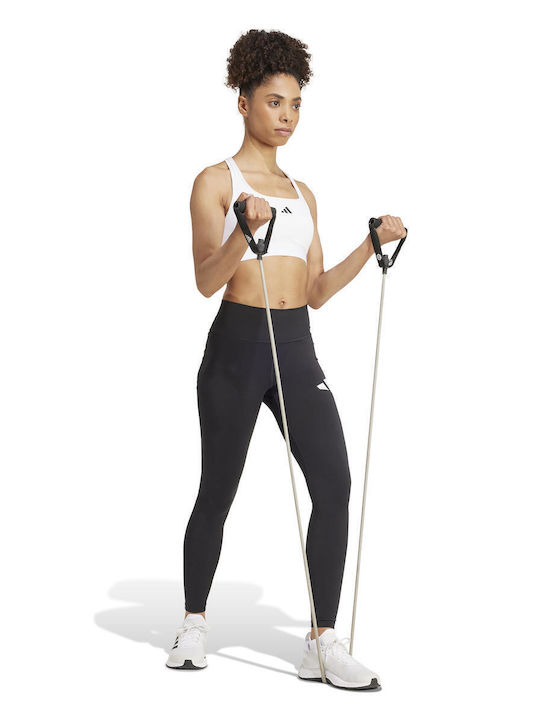 Powerreact Women's Sports Bra without Padding White/black
