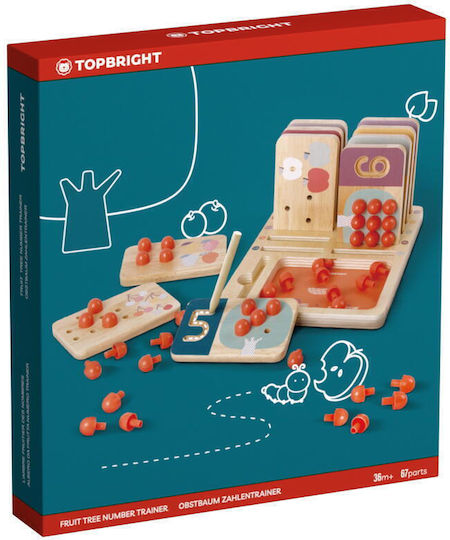 Topbright Fruit Trees Educational Game Knowledge made of Wood for 3+ years Years Old