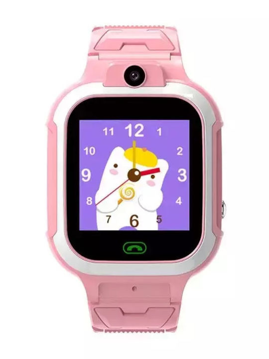 Nubi Παιδικό Smartwatch 4G με Κάμερα Ροζ