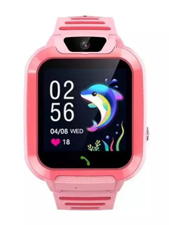Nubi Kinder-Smartwatch 4G Mit Kamera Rosa
