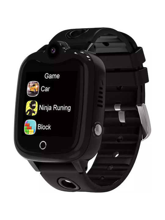 Nubi Kinder-Smartwatch 4G mit Kamera Schwarz
