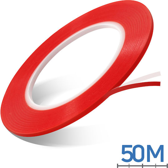 Doppelseitiges Klebeband zur Reparatur 50m starke Haftung 2mm Breite transparent