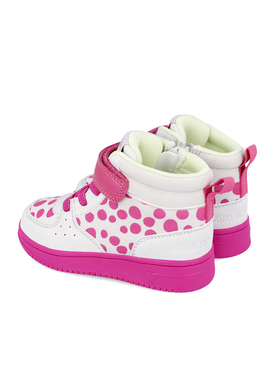 Kids Sneakers High with Scratch White