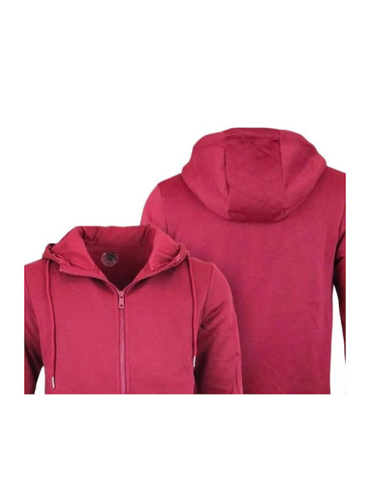 Sweatshirts Für Herren Mit Burgundischer Kapuze