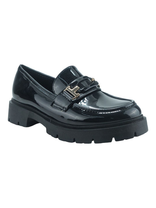 Plato Women's Loafers in Black Color