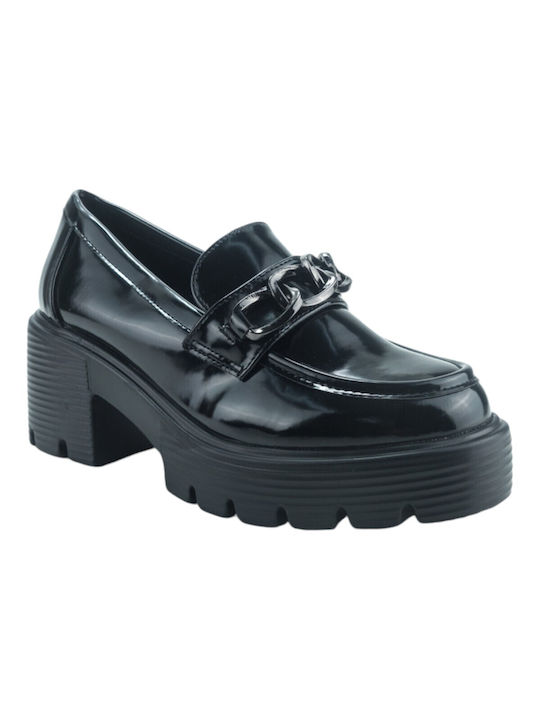 Plato Damen Mokassins in Schwarz Farbe