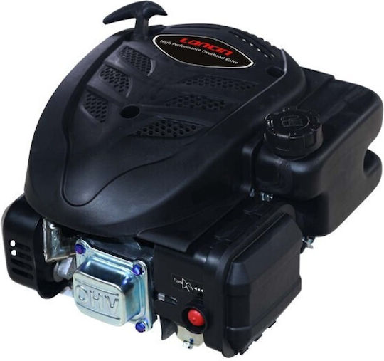 Loncin Κινητήρας Βενζίνης Τετράχρονος 166cc 3.9hp Μέγιστων Στροφών 3600rpm Κάθετου Άξονα με Σφήνα και Μίζα (Ρεζερβουάρ 1.2lt)