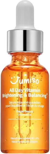 Jumiso All Day Vitamin Moisturizing Serum Face with Vitamin C & Hyaluronic Acid for Detoxification & Radiance 30ml
