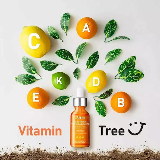 Jumiso All Day Vitamin Moisturizing Serum Face with Vitamin C & Hyaluronic Acid for Detoxification & Radiance 30ml