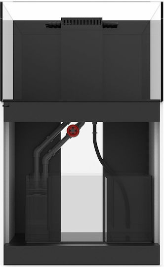 Waterbox Aquariums Reef 100.3 Fisch-Aquarium mit Kapazität von 271Es mit Unterschrank, Filter und 90x60x55cm Weiß